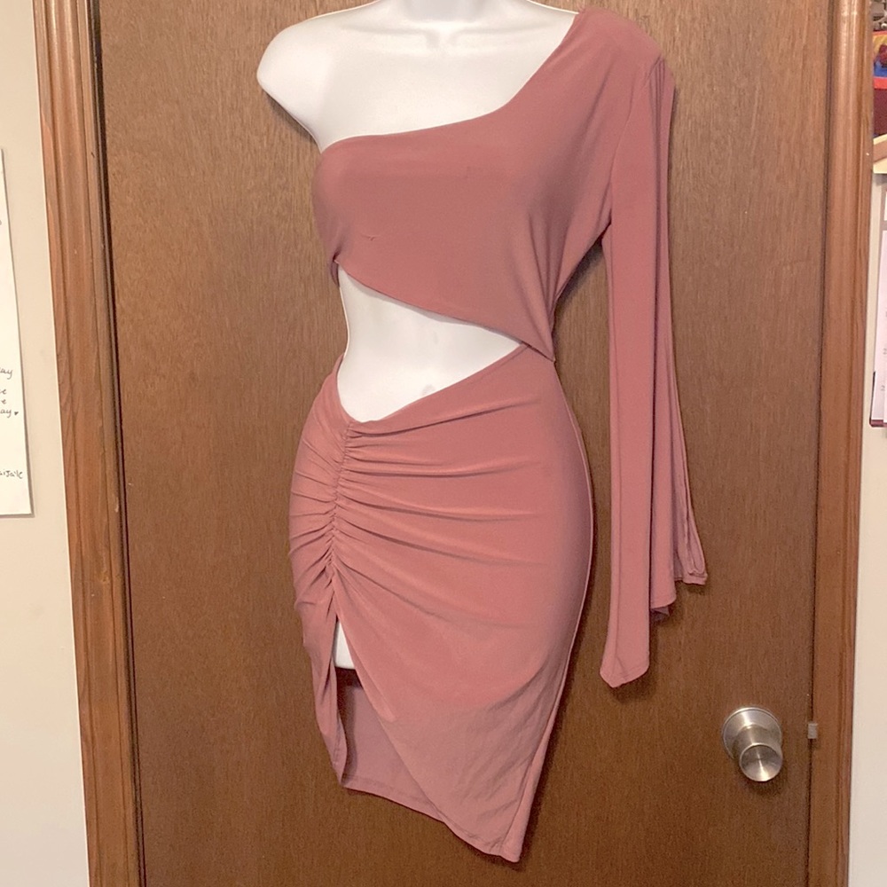 Rethm-  one shoulder , cut out dress